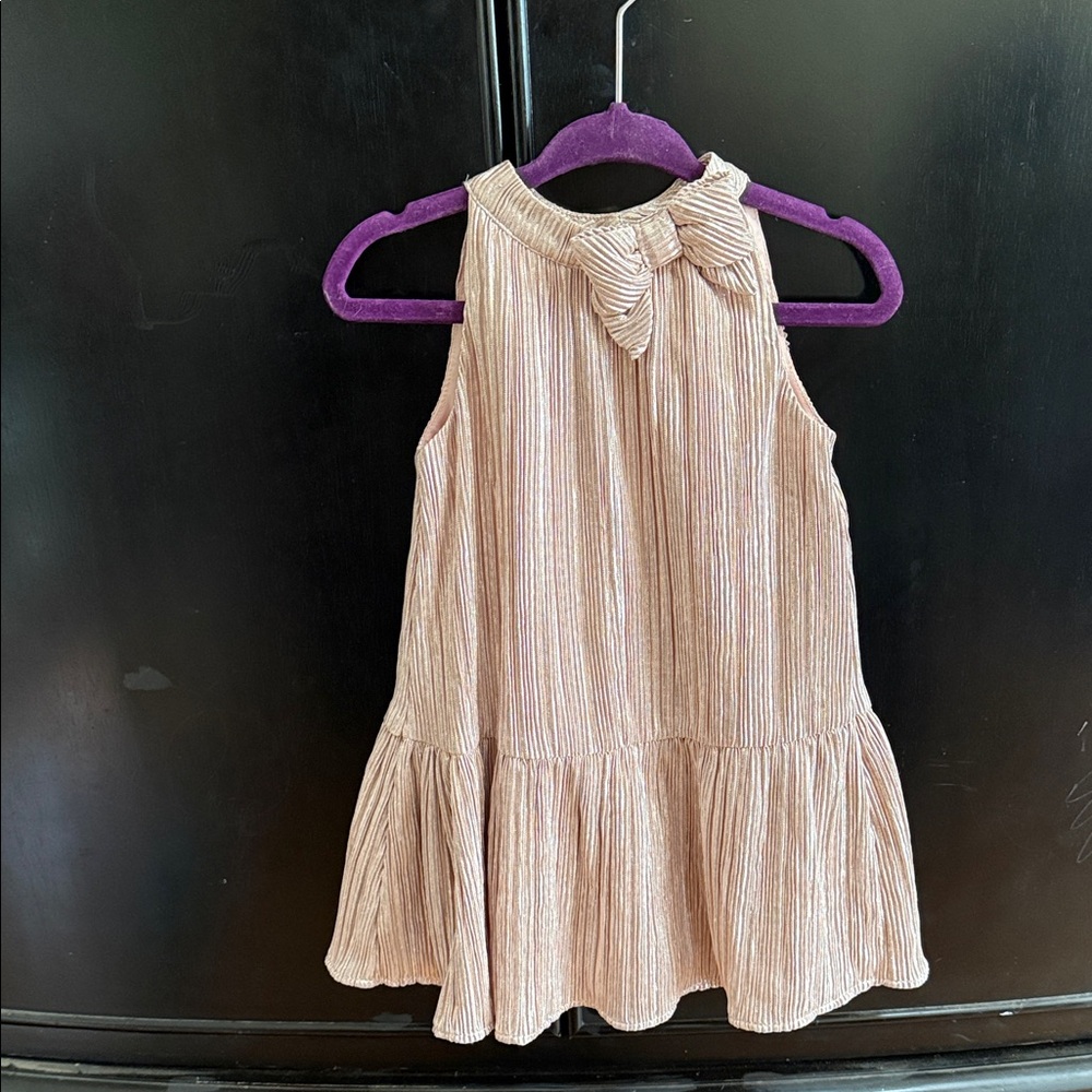 Charming Janie and Jack Pink Sleeveless Kids Dress 12-18m